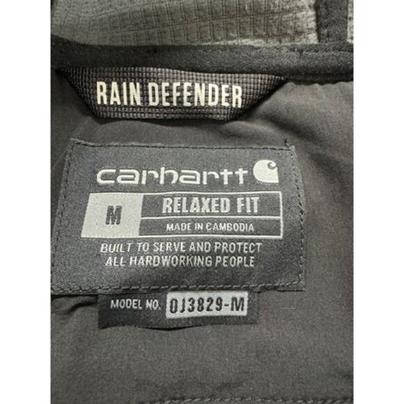 NWT!! CARHARTT Rain Defender Jacket, Relaxed Fit, Size M,Zip Up - Picture 6 of 6
